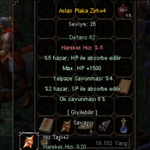  3 adet 4 efsun item al git